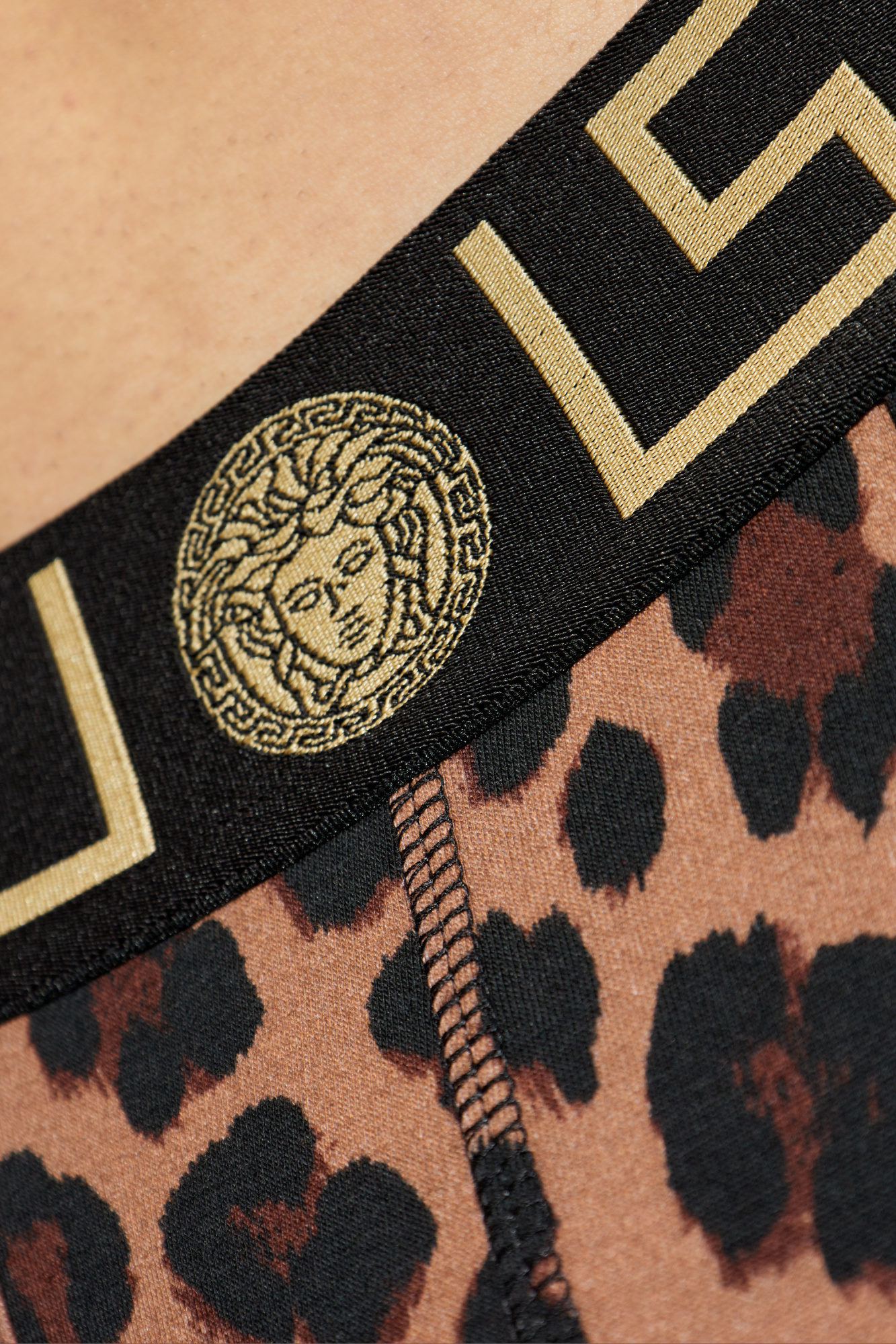VERSACE アニマルフリントヒキニホトム D10086031A13661 5N580 Brown Animal print boxers Versace - Vitkac Canada